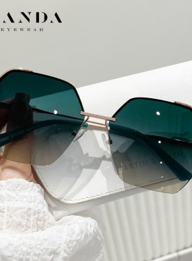 新款金属尼龙太阳镜JS8561时尚百搭显脸小墨镜旅行街拍防晒太阳镜