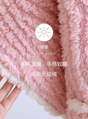 秋冬甜美女连帽披肩上衣保暖护肩