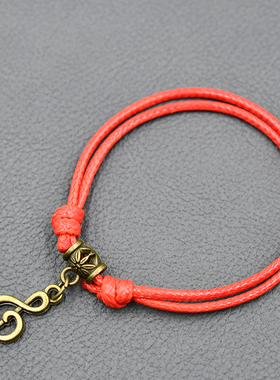 复古音乐铃铛陶瓷学生小礼物手链