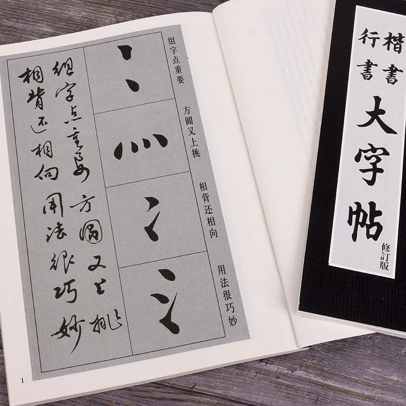 行书楷书大字帖历代名家精华书法口诀成人初学练习毛笔字入门碑帖-图0