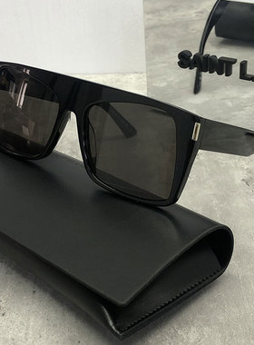 新款超酷圣罗兰YSL黑超墨镜