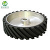 Belt sand machine rubber metal grinding and polishing wheel