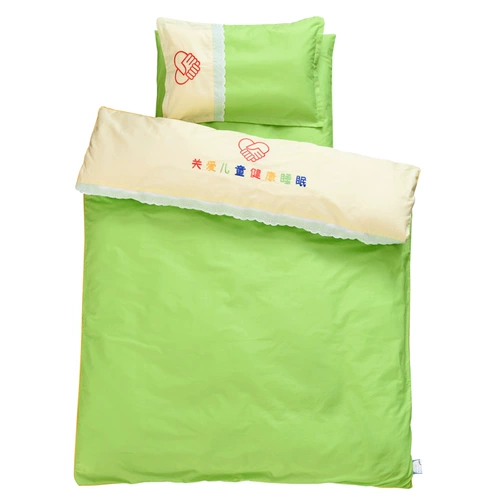 Одеяло для детского сада, хлопковый детский комплект, 3 предмета, постельные принадлежности, делается под заказ