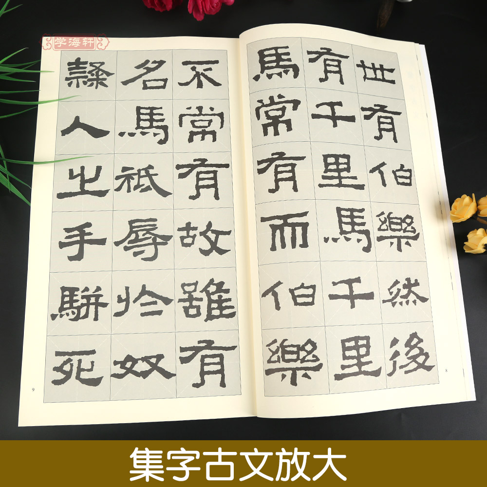 张迁碑集字古文中国历代名碑名帖集字系列陆有珠汉隶书毛笔字帖书法临摹碑帖米字格小石潭记桃花源记安徽美术出版社 - 图0