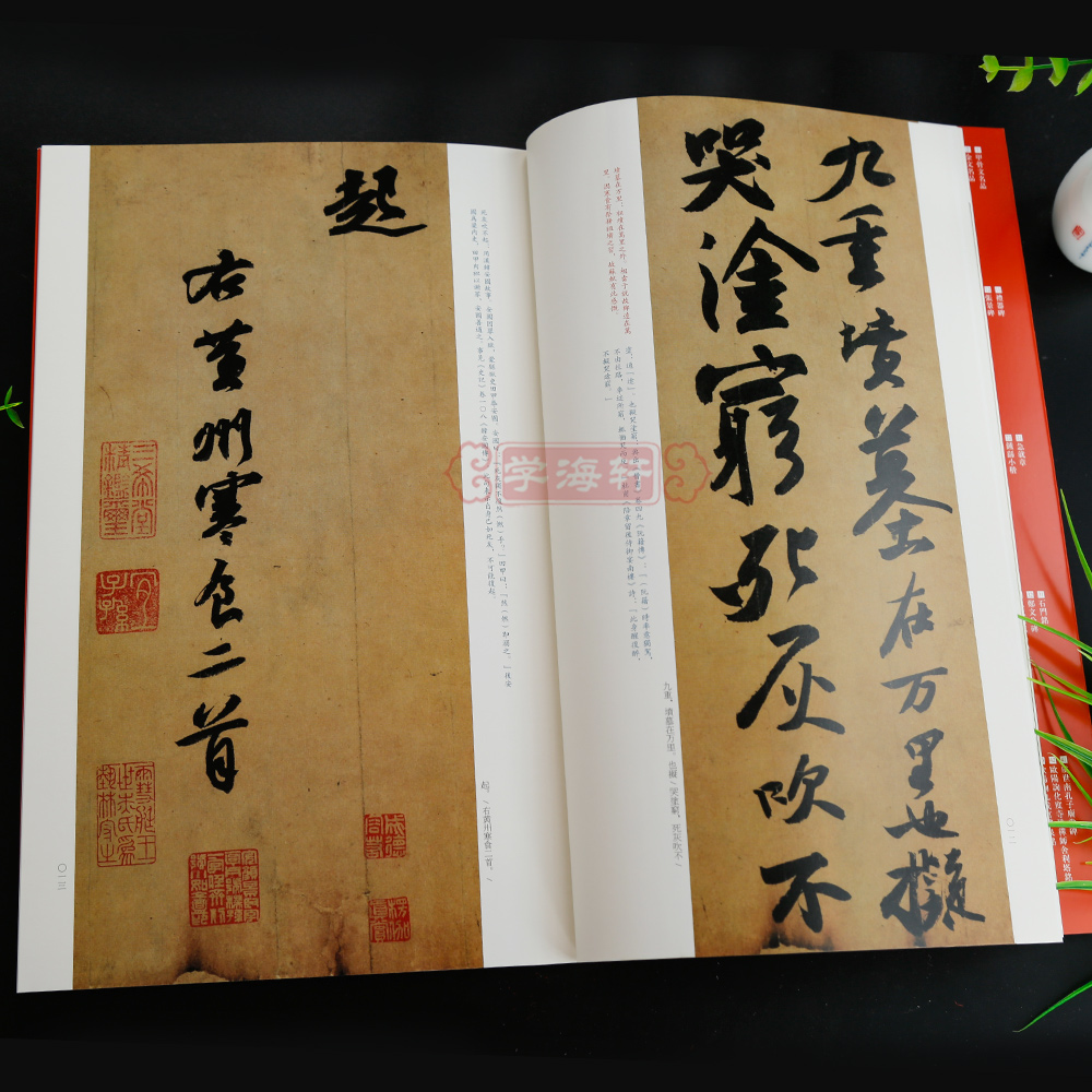 苏轼黄州寒食诗帖赤壁赋中国碑帖名品71释文注释繁体旁注行书毛笔字帖书法书籍临摹古帖墨迹本上海书画出版社学海轩 - 图2