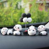 Apply Mercedes BMW Audi Car Decorative Supplies Swing Goddess On-board Furnishing Cute Panda Car Accessories