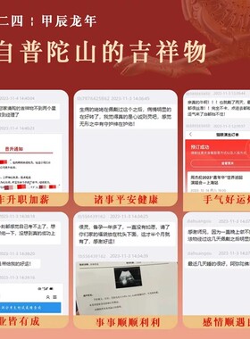 普陀山正品平安符御守上岸健康护身香囊招财好运本命年车挂礼物