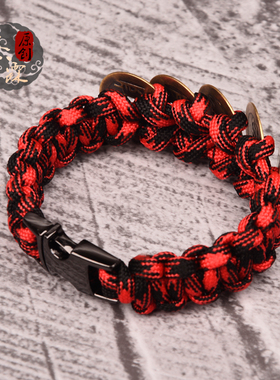 五帝钱手工编织伞绳手链