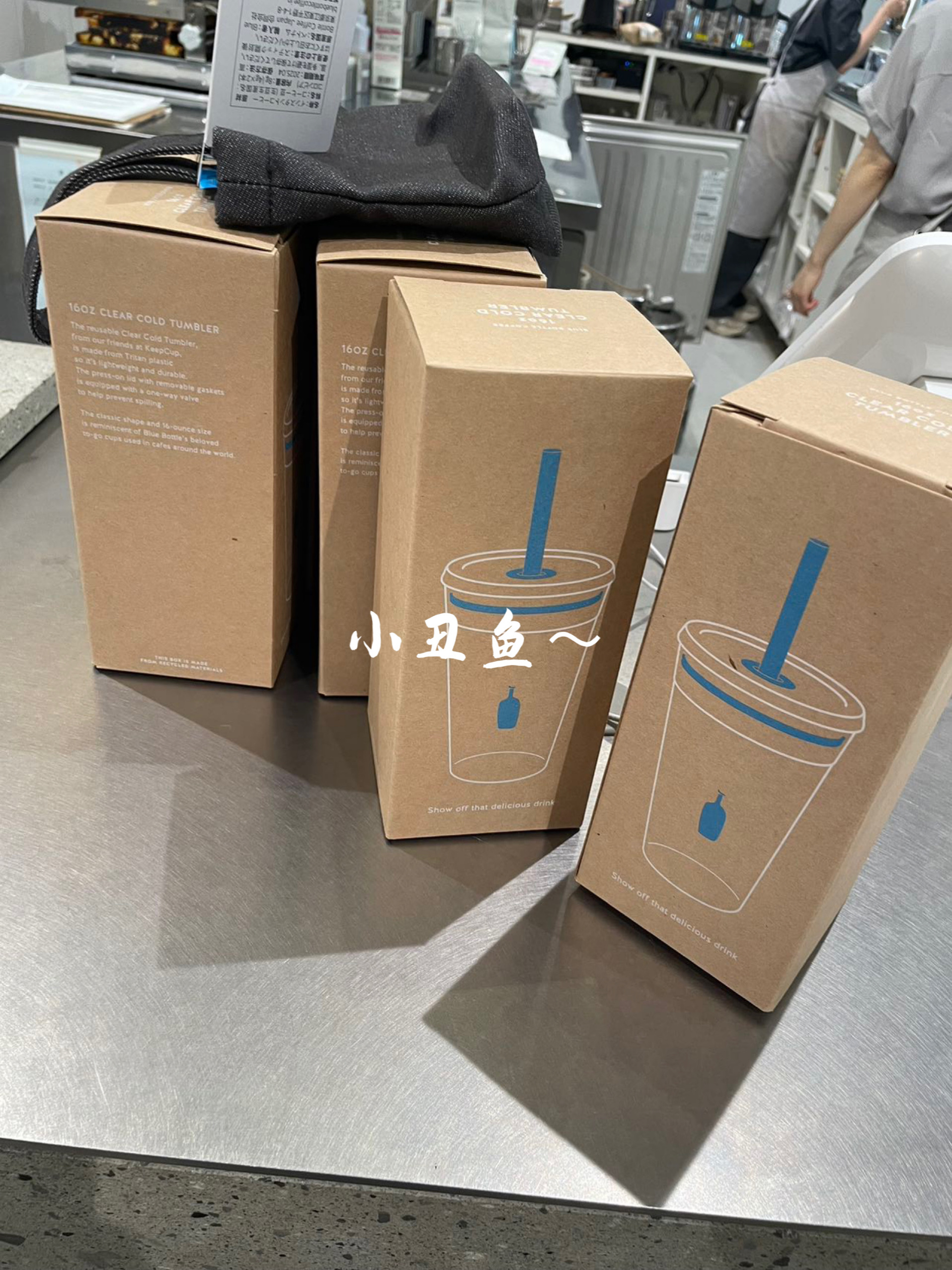 现货2024新日本blue bottle杯子蓝瓶子KeepCup吸管杯冷水杯Tritan - 图0