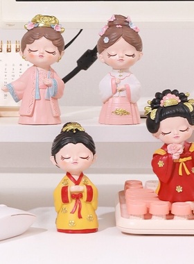 创意礼品国潮古风少女心摆件