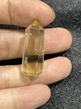 利比亚黄金玻璃陨石灵摆吊坠天然招财男女挂件