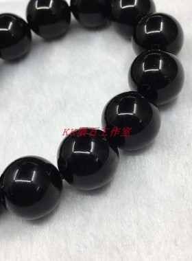 KK陨石工作室天然玻璃珠子