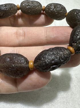 天狼星玻璃陨石原石手链哥伦比亚高透料精选形状成型天然手串