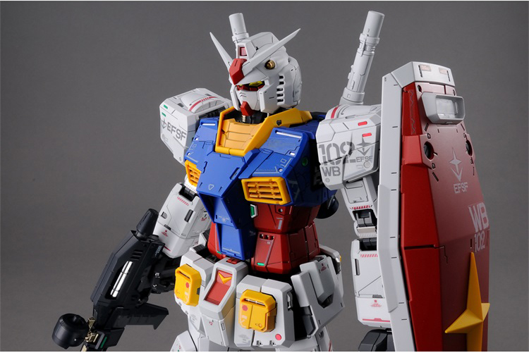 现货包邮万代 PG PGU 1/60 RX78 2元祖高达 2.0新版拼装模型-图2