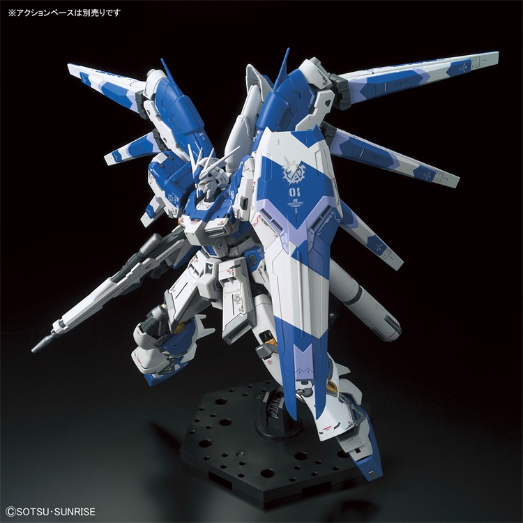 现货万代 RG 1/144海牛高达 Hi nu阿姆罗牛高达拼装模型-图2