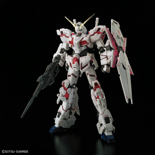 现货 万代高达拼装 RG 25 1/144 独角兽高达 通常版 UNICORN RX-0 - 图0