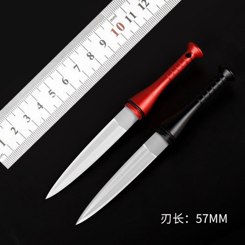 创意棒球小刀迷你随身拆快递刀钥匙型小刀学生防身小挂件EDC酷棍 - 图0