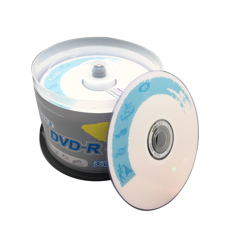 包邮 紫光 DVD+R/DVD-R 16X 4.7G 桶装50片刻录光盘 空白光盘正品 - 图2