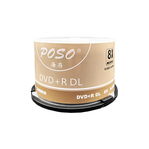UPL  啄木鸟DVD+R DL 8X D9 空白DVD刻录光盘8.5G大容量 双层50片 - 图1