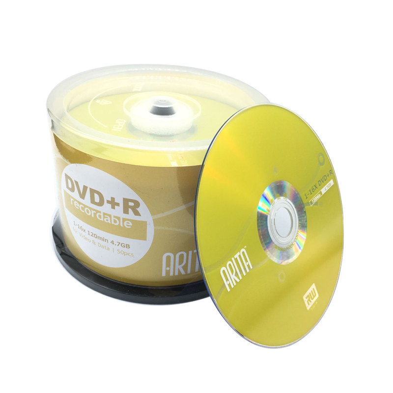 铼德（ARITA）DVD+R 16速 4.7G e时代系列桶装50片空白刻录盘包邮 - 图2
