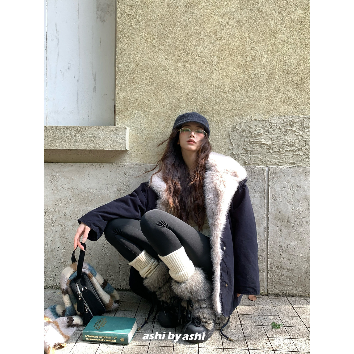 大于诗集 进阶派克 磅巴恩宽松显瘦毛领棉服女加厚水洗牛仔外套冬,淘宝优惠券,粉丝福利购,淘宝优惠卷