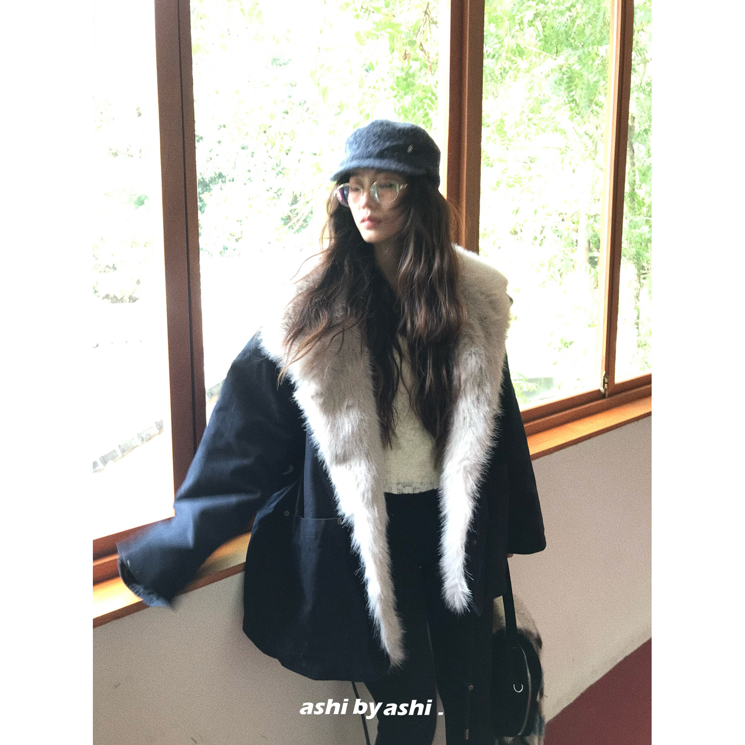 大于诗集 进阶派克 磅巴恩宽松显瘦毛领棉服女加厚水洗牛仔外套冬,淘宝优惠券,粉丝福利购,淘宝优惠卷