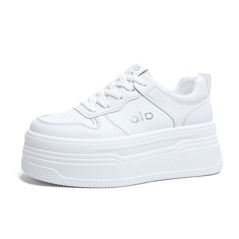 防水台小白鞋女松糕厚底单鞋2026春季新款小个子增高6cm休闲鞋女,淘宝优惠券,粉丝福利购,淘宝优惠卷