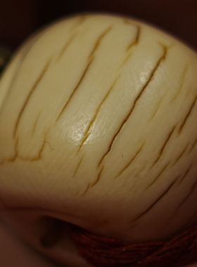 藏传男女新款上市文玩老高白白配件收缩到位颜色漂亮笑纹非菩提