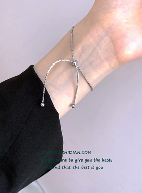 晶品钛钢不褪色韩版闺蜜手链女