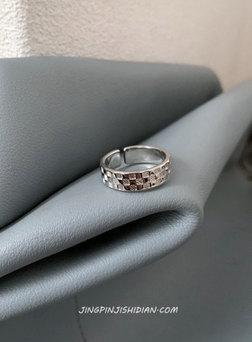 钛钢不掉色男女情侣闺蜜二人戒指