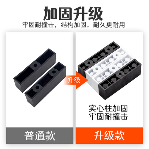 顶谷10只推拉窗限位器平移窗限位块固定块塑钢窗铝合金窗户防撞块 - 图3