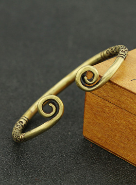 纯手工黄铜紧箍咒做旧仿古