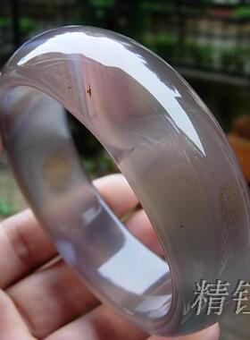 巴西玛瑙纯天然原色礼物玉髓手镯