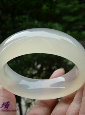 原色通透加宽加厚玛瑙手镯