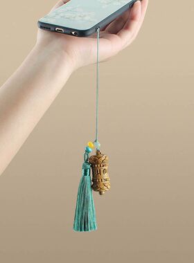 镂空挂件吊坠手机挂饰包包檀木
