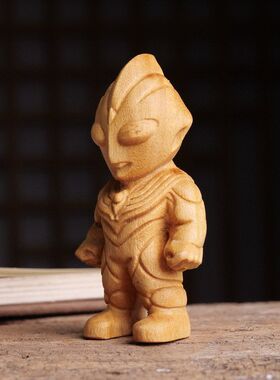 奥特曼超大迪迦檀黄金件礼物工艺