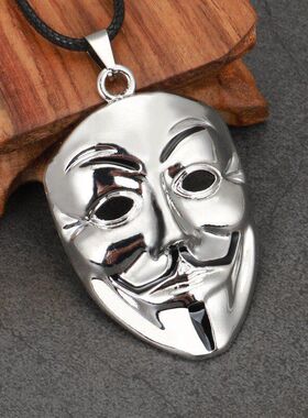 项链吊坠不复古钢钛清饰品！掉色