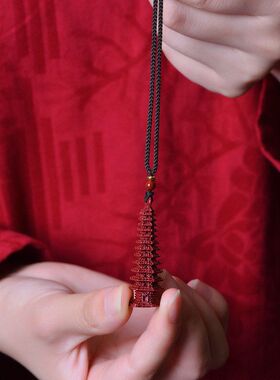 十三层砂吊坠吊坠首饰女款朱砂