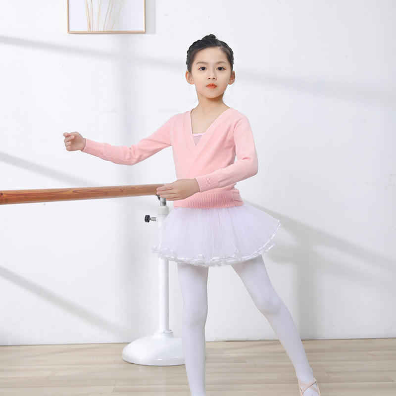 儿童舞蹈毛衣练功小外套女童舞蹈针织开衫跳舞披肩舞服芭蕾服加厚,淘宝优惠券,粉丝福利购,淘宝优惠卷