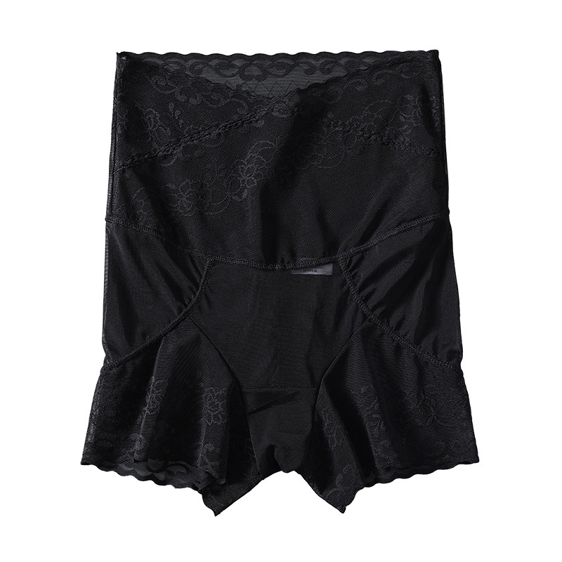 真丝高腰透气蕾丝收腹内裤女桑蚕丝裆部无痕打底裤舒适提臀安全裤,淘宝优惠券,粉丝福利购,淘宝优惠卷