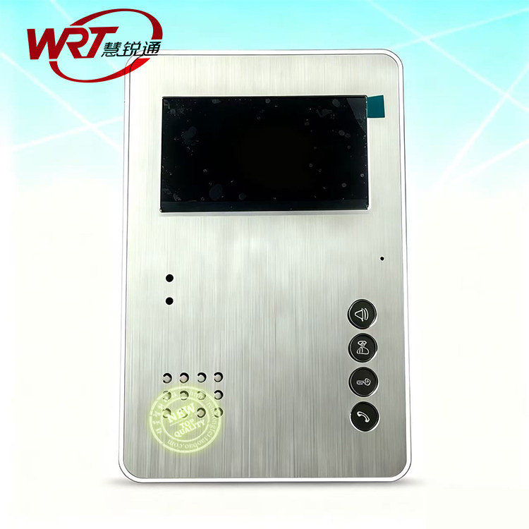 WRT/慧锐通R1/210系统通用款4.3寸彩色室内分机门铃JYD-82DFJ - 图1