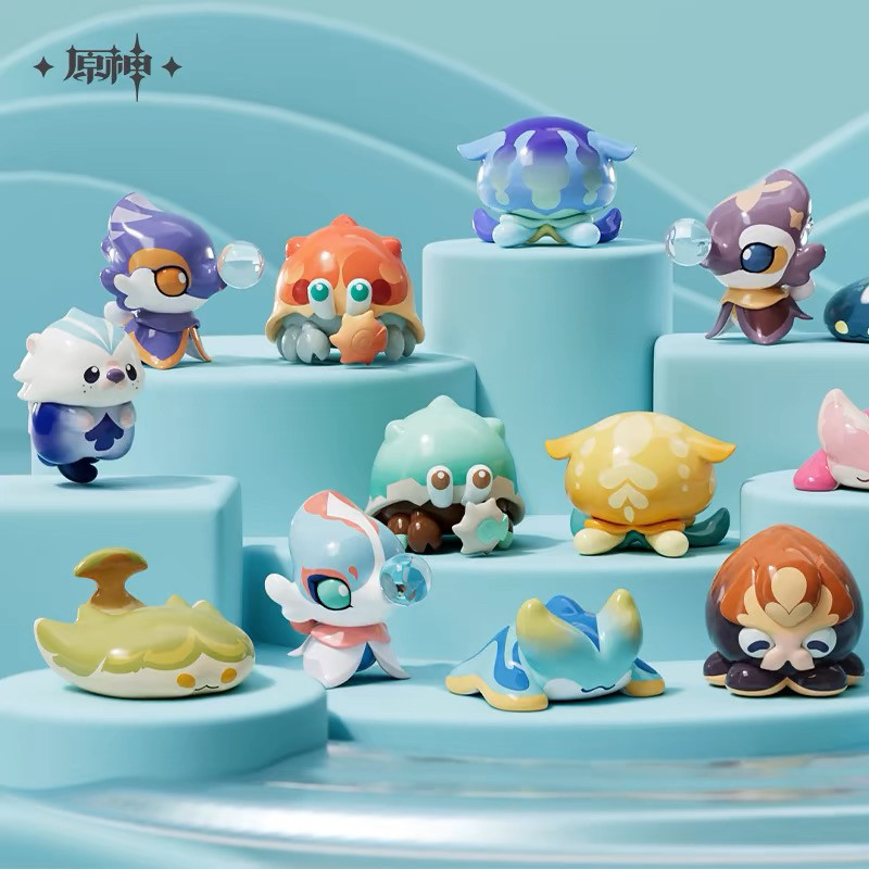正版 原神 原海系列 奇幻生物志迷你盲袋 Genshin潮玩萌粒现货