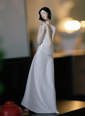 限量大尺寸雕塑少女摆件创意礼品