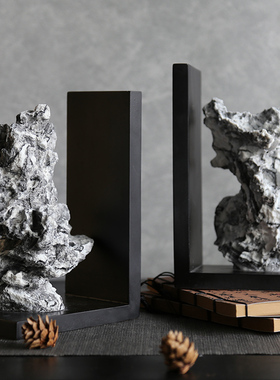 书挡摆件树脂太湖石新中式