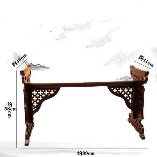 Guzheng Stand H -тип фортепианно -рама рама цветочного окна.