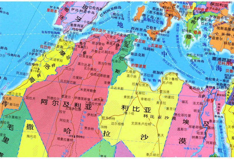 2022世界地图中文版挂图 1.4米x1米高清印刷防水覆膜带挂杆挂绳办公室挂图现货设计精美实用新办公室用家用_虎窝淘