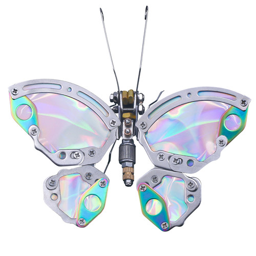 机械党混沌蝴蝶系列盲盒3d立体手工金属diy拼装模型积木手办礼品 - 图3
