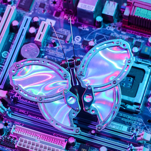 机械党混沌蝴蝶系列盲盒3d立体手工金属diy拼装模型积木手办礼品 - 图1