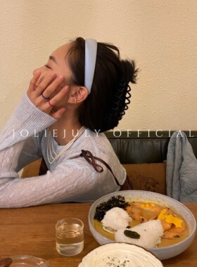 joliejuly韩国代购丝绸pu皮发箍