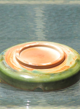 新品家居摆设手工烟灰缸中式陶器
